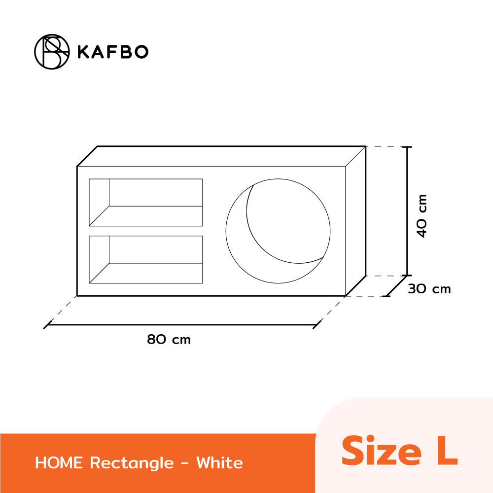 Home White Walnut Rectangle & Circle
