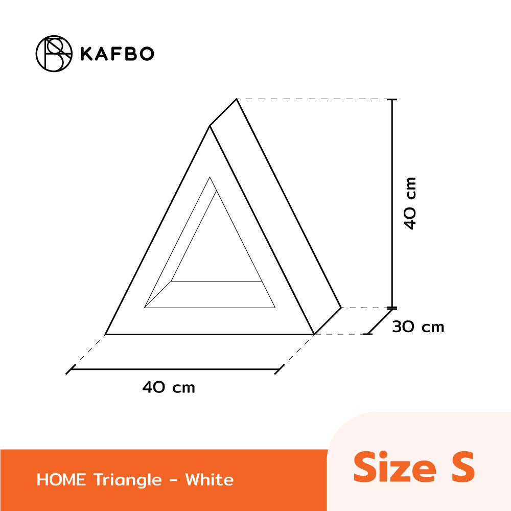 Home White Walnut Triangle