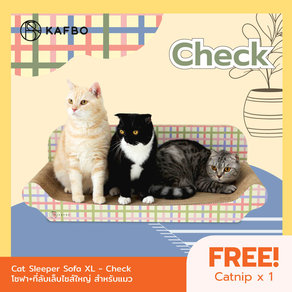 Cat Sleeper Sofa XL - Check