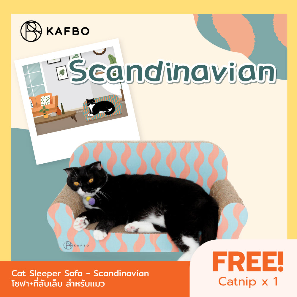 Cat Sleeper Sofa - Scandinavian