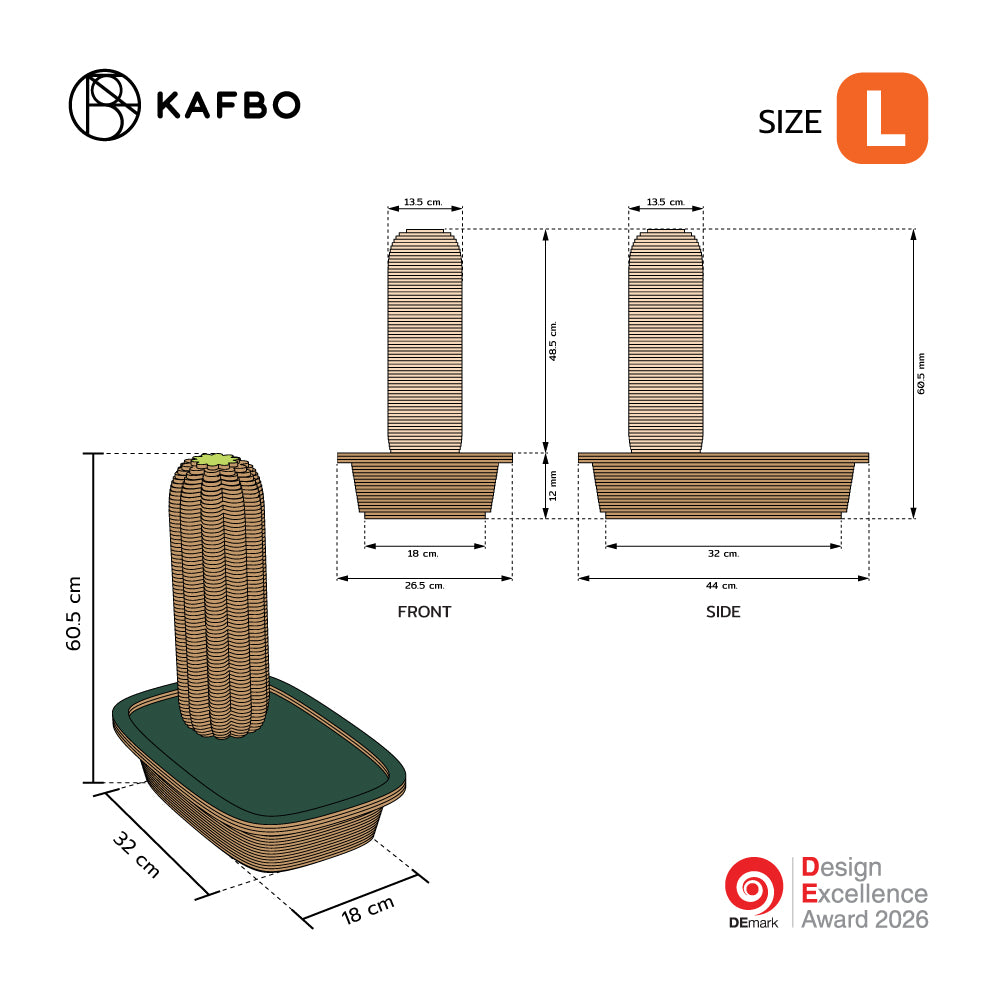 KAFBO Zahara Set Cat Scratcher 3 pcs.