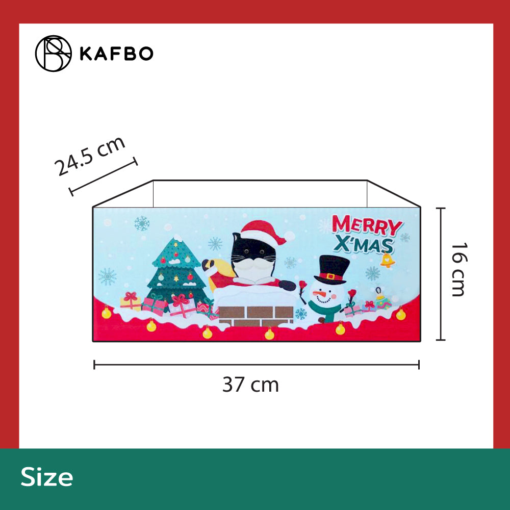 Cat Box- X MAS - White Red